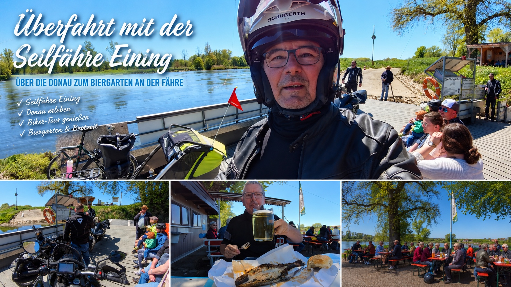 Motorradtour zum Fährmann von Eining
